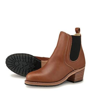 Red Wing Heritage Harriet - Bordove Chelsea Cizmy Damske, RW436SK